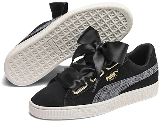 (W) Puma Suede Heart Snake Lux 'Hitam Emas' 369942-01 Lookbook (W) Puma Suede Heart Snake Lux 'Hitam Emas' 369942-01