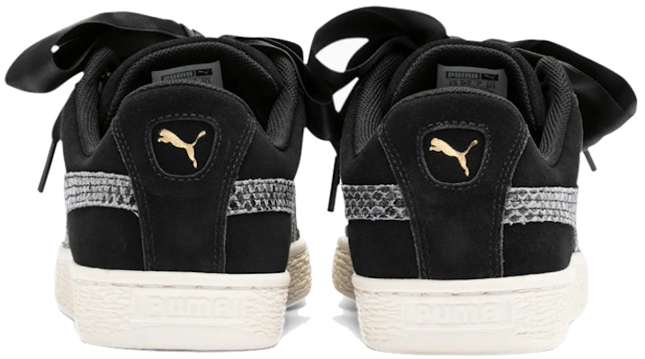 (W) Puma Suede Heart Snake Lux 'Hitam Emas' 369942-01 Shop (W) Puma Suede Heart Snake Lux 'Hitam Emas' 369942-01