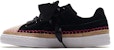 (W) Puma Suede Heart Sneakerdrille Reben Hitam/Merah Jambu 369237-01