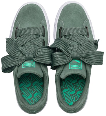 (Women) Puma Suede Heart Street 2 Green 366780-02 Lookbook (Women) Puma Suede Heart Street 2 Green 366780-02