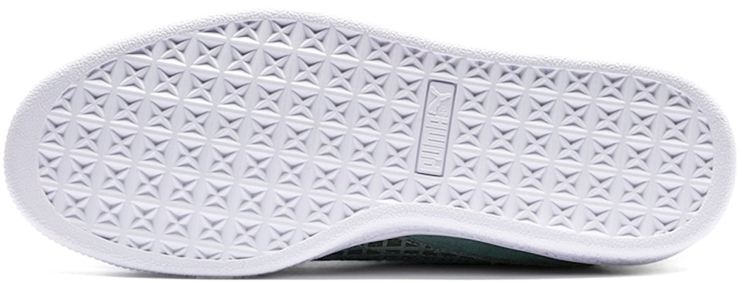 (Women) Puma Suede Heart Street 2 Green 366780-02 Details for (Women) Puma Suede Heart Street 2 Green 366780-02