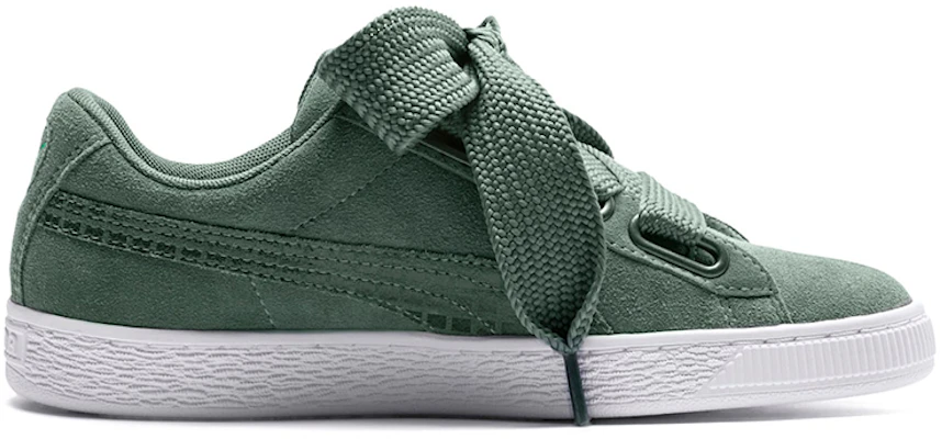 (W) Puma Suede Heart Street 2 Grün Damen-Sneaker 366780-02 Order (W) Puma Suede Heart Street 2 Grün Damen-Sneaker 366780-02