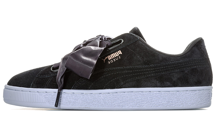 (Women) Puma Suede Heart Vr Black/White 365111-02