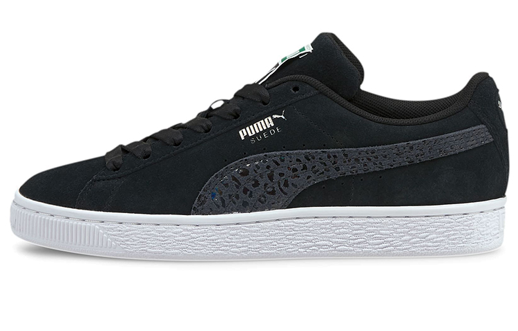 (W) Puma Suede Iri Wild 'Black White'