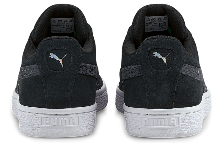 (W) Puma Suede Iri Wild 'Black White' 圖 4