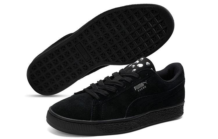 Lookbook (W) 푸마 스웨이드 주얼 블랙 (Puma Suede Jewel Black) 367273-01