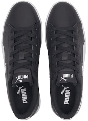 PUMA 皮革 低筒 帆布鞋 女款 黑白 Lookbook PUMA 皮革 低筒 帆布鞋 女款 黑白