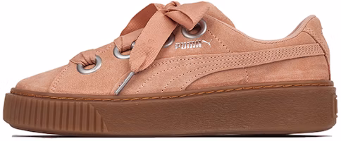 (Women) Puma Platform Kiss Suede 'Red' 366461-03 (Women) Puma Platform Kiss Suede 'Red' 366461-03