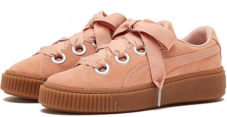 (Women) Puma Platform Kiss Suede 'Red' 366461-03 Lookbook (Women) Puma Platform Kiss Suede 'Red' 366461-03