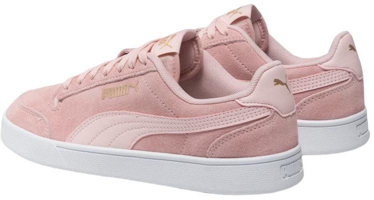 (W) プーマ シャッフル スエード ピンク/ホワイト 380823-06 Shop (W) プーマ シャッフル スエード ピンク/ホワイト 380823-06