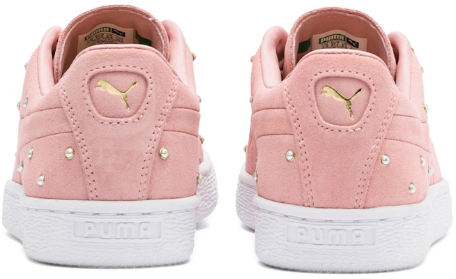 (W) Puma Pearl Studs Suede Merah Jambu/Putih 369934-02 Purchase (W) Puma Pearl Studs Suede Merah Jambu/Putih 369934-02