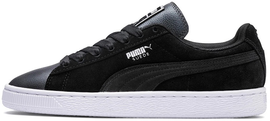 PUMA 麂皮閃耀低幫女款運動鞋 黑灰 Buy PUMA 麂皮閃耀低幫女款運動鞋 黑灰