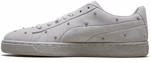 (Women) Puma Suede Studs Grey Lace Up Sneakers 369563-01 (Women) Puma Suede Studs Grey Lace Up Sneakers 369563-01