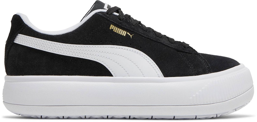 (Women) Puma Suede Mayu 'Black White' 380686-02 Buy (Women) Puma Suede Mayu 'Black White' 380686-02