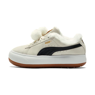 (W) Puma Suede Mayu 'Fur - Whisper White Black'