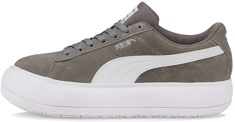 (Women) Puma Suede Mayu 'Grey White' 380686-15 Buy (Women) Puma Suede Mayu 'Grey White' 380686-15