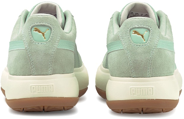 (Women) Puma Suede Mayu Sneakers 'Green Cream White' 380686-07 Shop (Women) Puma Suede Mayu Sneakers 'Green Cream White' 380686-07