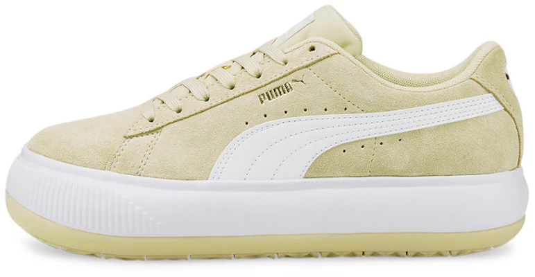 (Women) Puma Suede Mayu Thick Sole Minimalistic Casual Skateboarding Shoes Khaki 380686-12 Buy (Women) Puma Suede Mayu Thick Sole Minimalistic Casual Skateboarding Shoes Khaki 380686-12