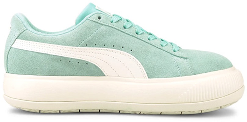 (Women) Puma Suede Mayu Sneakers 'Green White' 380686-04 Order (Women) Puma Suede Mayu Sneakers 'Green White' 380686-04