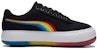 (W) Puma Suede Mayu Prism Low Tops Kasut Tapak Tebal Skateboarding Hitam 387240-01