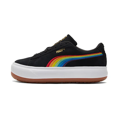 (W) Puma Suede Mayu 'Rainbow - Black'