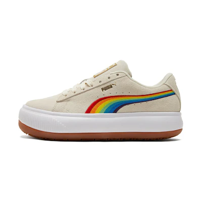 (W) Puma Suede Mayu 'Rainbow - Whisper White'
