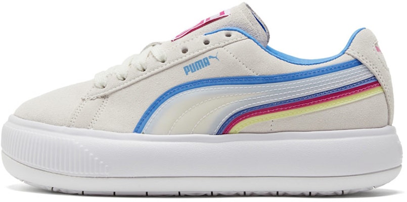 (Women) Puma Suede Mayu Triplex Tech 'Creamwhite Blue Red' 382580-01 Buy (Women) Puma Suede Mayu Triplex Tech 'Creamwhite Blue Red' 382580-01