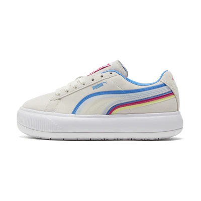 (W) Puma Suede Mayu Triplex Tech 'Creamwhite Blue Red'