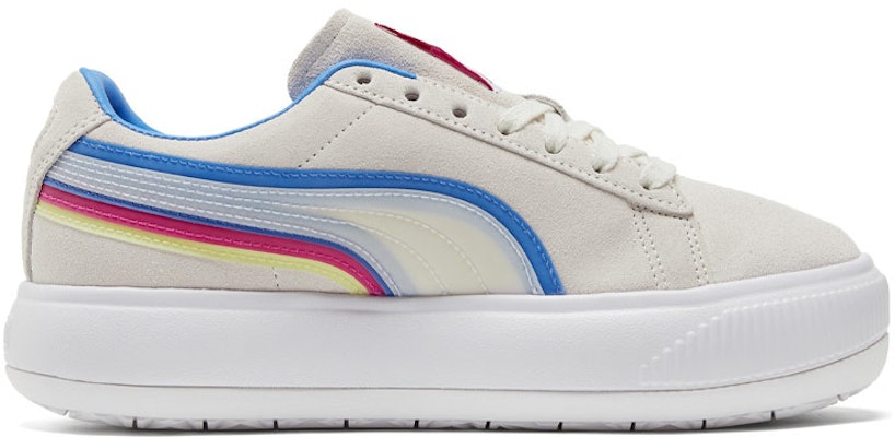 (Women) Puma Suede Mayu Triplex Tech 'Creamwhite Blue Red' 382580-01 Order (Women) Puma Suede Mayu Triplex Tech 'Creamwhite Blue Red' 382580-01