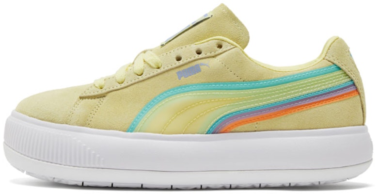 (Women) Puma Suede Mayu 'Yellow White Purple' 382580-02 Buy (Women) Puma Suede Mayu 'Yellow White Purple' 382580-02