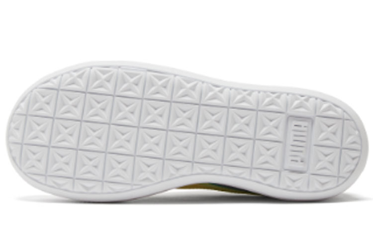 Lookbook (W) プーマ スウェード マユ イエロー/ホワイト/パープル 382580-02