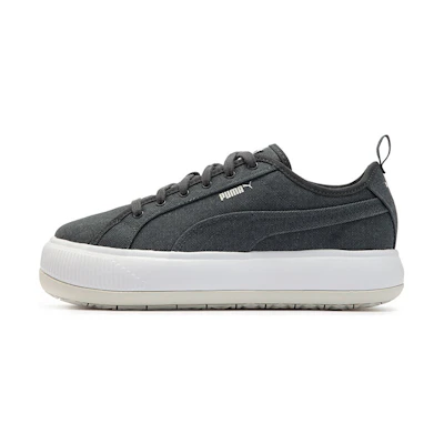 (W) Puma Suede Mayu Canvas 'Ebony'