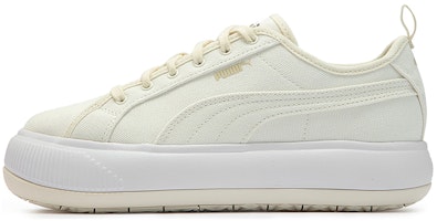 (Women) Puma Suede Mayu Canvas 'Pristine' 383165-01 (Women) Puma Suede Mayu Canvas 'Pristine' 383165-01