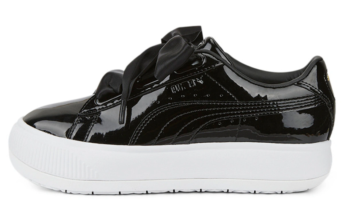 (Women) Puma Suede Mayu Heart Patent 'Black White'
