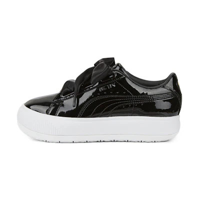 (W) Puma Suede Mayu Heart Patent 'Black White'