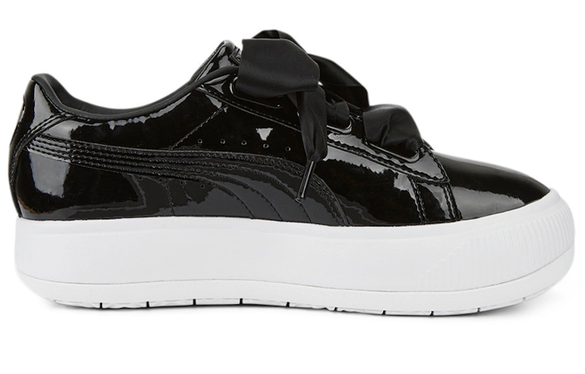 (Women) Puma Suede Mayu Heart Patent 'Black White'