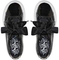 (W) Puma Suede Mayu Heart Patent 'Hitam Putih' 385967-02 Shop (W) Puma Suede Mayu Heart Patent 'Hitam Putih' 385967-02