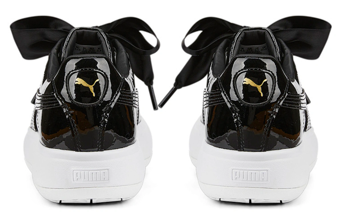 (Women) Puma Suede Mayu Heart Patent 'Black White'