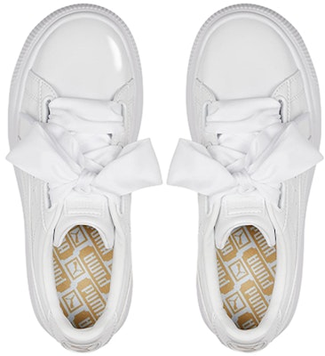 (Women) Puma Suede Mayu Heart Patent 'White' 385967-01 Shop (Women) Puma Suede Mayu Heart Patent 'White' 385967-01