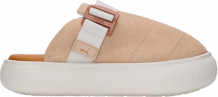 (Women) Puma Suede Mayu Mule 'Light Sand Pristine' 386730-02 (Women) Puma Suede Mayu Mule 'Light Sand Pristine' 386730-02