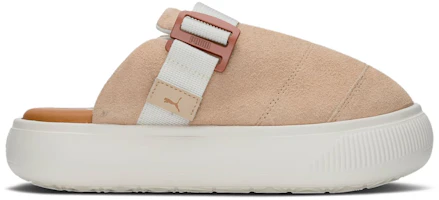 (Women) Puma Suede Mayu Mule 'Light Sand Pristine' 386730-02 (Women) Puma Suede Mayu Mule 'Light Sand Pristine' 386730-02