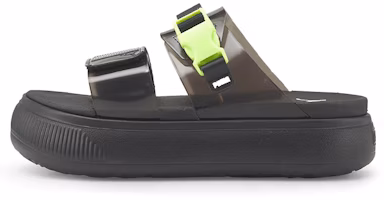 (Women) Puma Suede Mayu Pop Sandal 'Black Fizzy Light' 384433-01 (Women) Puma Suede Mayu Pop Sandal 'Black Fizzy Light' 384433-01