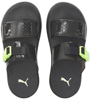 (W) 彪马Suede Mayu Pop 凉鞋"黑色/鲜亮色" 384433-01 Shop (W) 彪马Suede Mayu Pop 凉鞋"黑色/鲜亮色" 384433-01