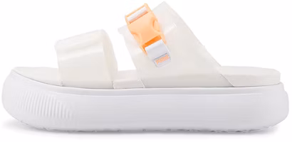 (Women) Puma Suede Mayu Pop Sandal 'White Fizzy Melon' 384433-02 (Women) Puma Suede Mayu Pop Sandal 'White Fizzy Melon' 384433-02