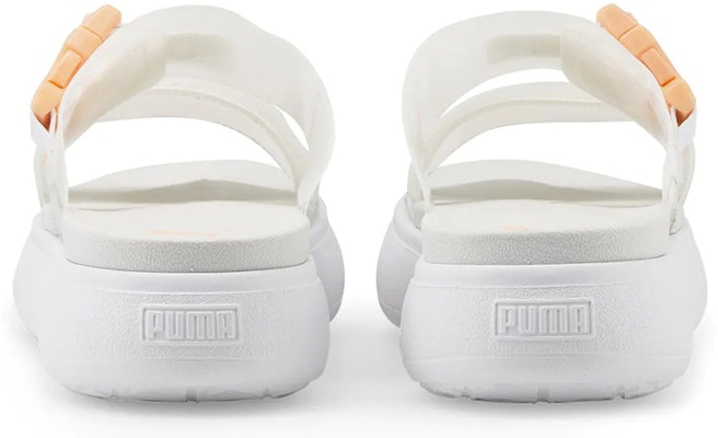 (Women) Puma Suede Mayu Pop Sandal 'White Fizzy Melon' 384433-02 Purchase (Women) Puma Suede Mayu Pop Sandal 'White Fizzy Melon' 384433-02