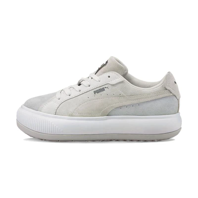 (W) Puma Suede Mayu Raw Low Tops Casual Skateboarding Shoes Gray
