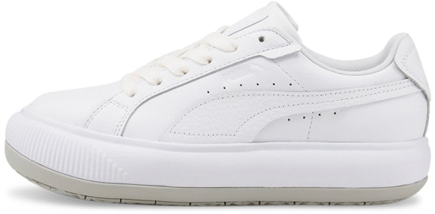 (W) Puma Suede Mayu Kulit Mentah 'Putih Abu Ungu' 384316-01 Buy (W) Puma Suede Mayu Kulit Mentah 'Putih Abu Ungu' 384316-01