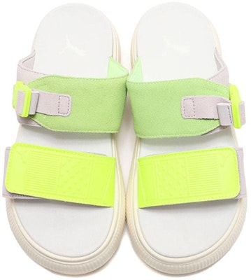 (Women) Puma Suede Mayu Sandal 'Fast Yellow Marble' 383380-06 Shop (Women) Puma Suede Mayu Sandal 'Fast Yellow Marble' 383380-06