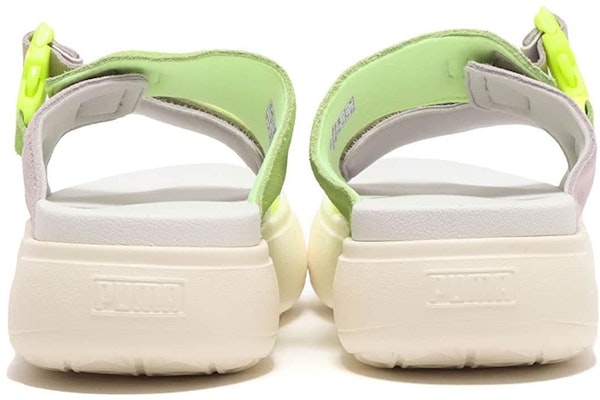 (Women) Puma Suede Mayu Sandal 'Fast Yellow Marble' 383380-06 Purchase (Women) Puma Suede Mayu Sandal 'Fast Yellow Marble' 383380-06
