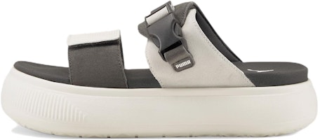 (Women) Puma Suede Mayu Sandal 'Marshmallow Dark Shadow' 383380-01 (Women) Puma Suede Mayu Sandal 'Marshmallow Dark Shadow' 383380-01